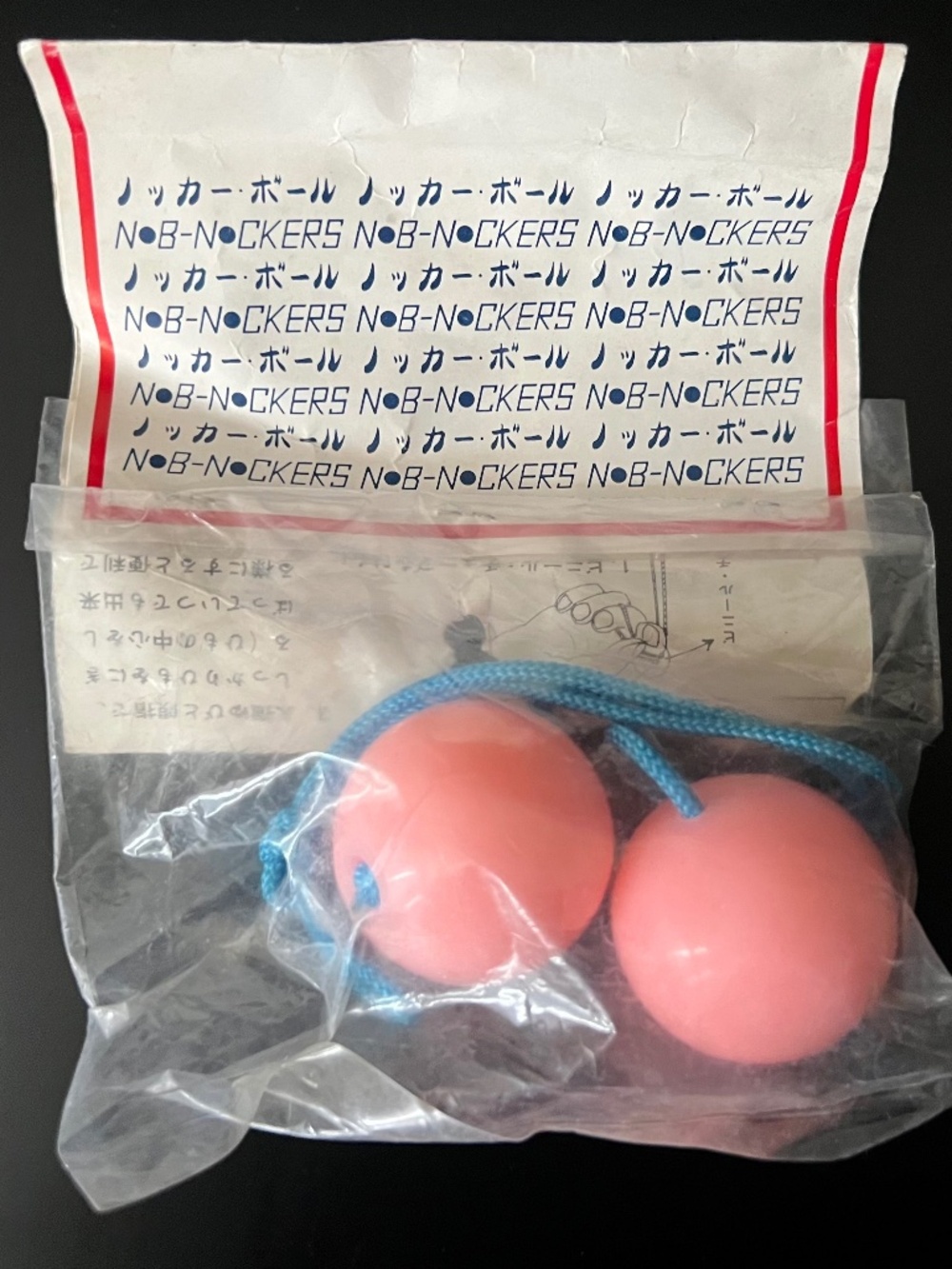 Rare Pink/Blue Kerbangers, Clackers, Nob Nockers~Brand New in Package